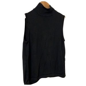 Limited America black high neck short sleeve blouse.  Size: S